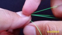 This knot is suitable for tying all your fishing equipment
