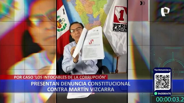 Congreso: presentan denuncia contra exmandatario Martín Vizcarra por tráfico de influencias