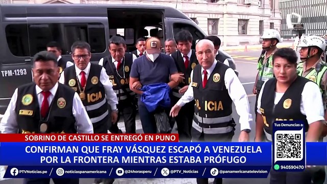 Piden reforzar control en fronteras tras confirmarse que Fray Vásquez estuvo prófugo en Venezuela