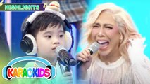 Vice exclaims with joy after the Karaokids performance | Karaokids