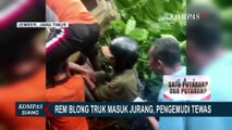 Akibat Rem Blong, Truk Masuk Jurang di Gunung Gumitir Jember, Pengemudi Tewas