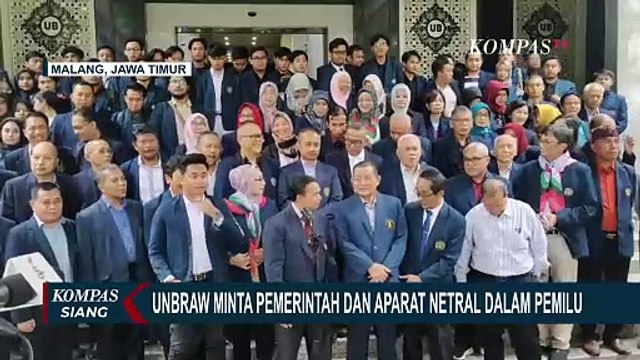 Kritik Presiden Jokowi, Sivitas Akademika Unbraw Minta Pemerintah dan Aparat Netral dalam Pemilu