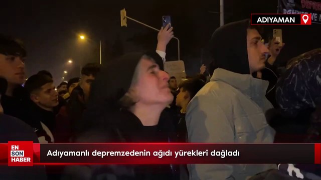 Adıyamanlı depremzedenin ağıdı yürekleri dağladı