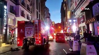 İstanbul'da otelde yangın paniği! Çarşafları bağlayıp 3. kattan inmeye çalıştı