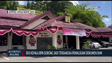 EKS Kepala BPN Sorong Jadi Tersangka Pemalsuan Dokumen SHM