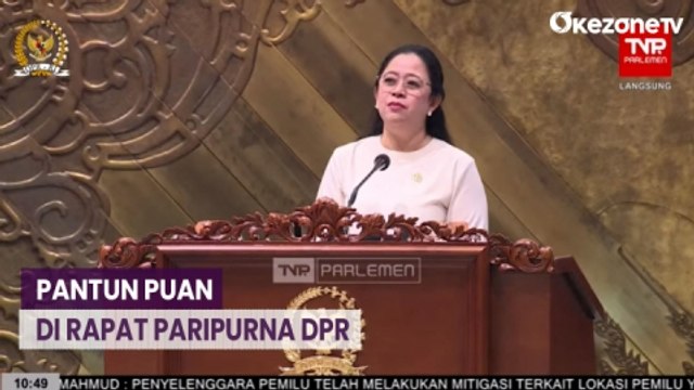 Puan di Rapat Paripurna: Capek-Capek Tunggu Pemilu tapi Enggak Bebas, Rugi Dong!