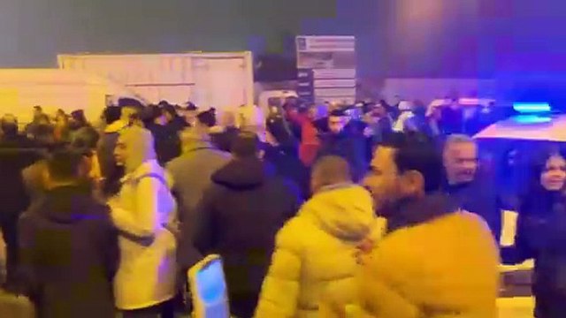 Bakan Koca ve Lütfü Savaş Hatay'da protesto edildi