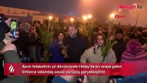 En büyük yıkımın gerçekleştiği Hatay'da sessiz yürüyüş