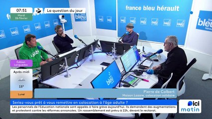 Pierre De Colbert, directeur du château de Flaugergues, sur la future coloc solidaire de Montpellier