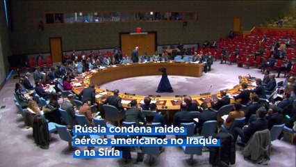 Médio Oriente: Rússia critica "agressão descarada" dos EUA, Washington defende ataques proporcionais