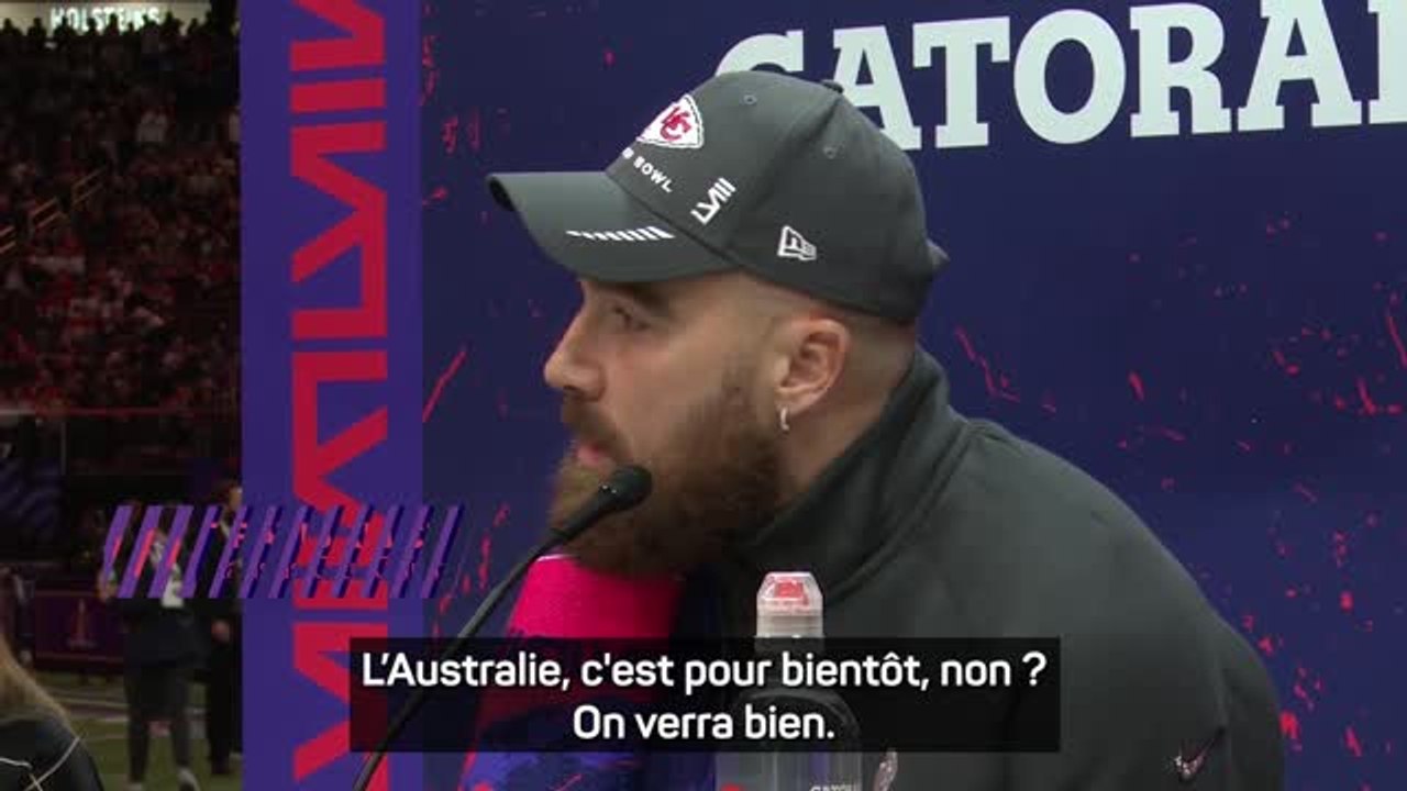 Super Bowl LVIII - Travis Kelce en Australie pour la tournée de Taylor Swift ?