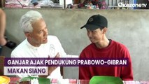 Ganjar Pranowo Ajak Pendukung Prabowo-Gibran Makan Siang Bersama