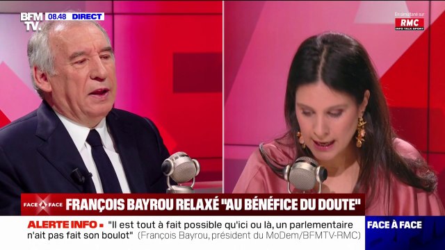 François Bayrou à nouveau ministre? Je ne sais pas (...) Je ne me suis jamais dérobé , répond l'intéressé