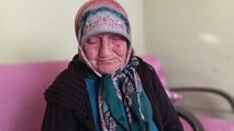 87 yaşındaki depremzede gözyaşları içinde çaresizliğini anlattı