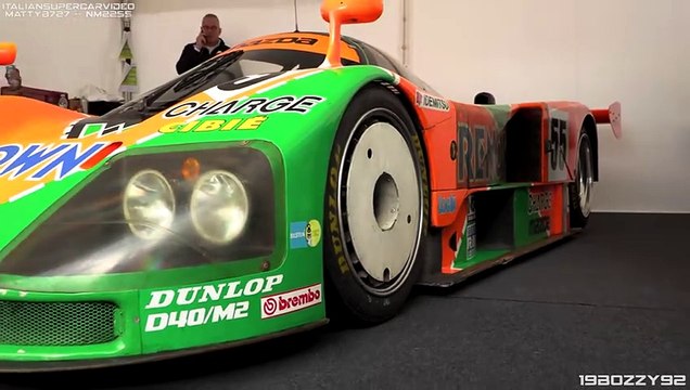Mazda 787B Group C demo runs on Goodwood hillclimb- Accelerations, Revs & 4-Rotor 26B Sound!
