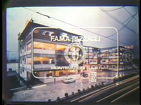 Spot werbung pubblicità F.A.M.A Pazzagli mobili Montevarchi Canale 48 Marzo 1979