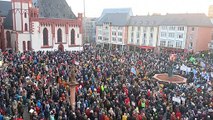 Großdemo gegen Rechtsextremismus in Frankfurt