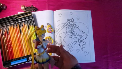 ASMR | Color With Me | No Talking | Sailor Moon Coloring Book