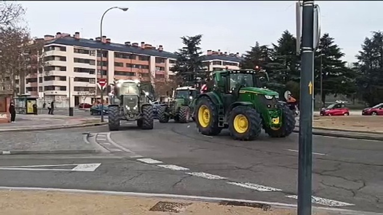 Llega a Burgos la protesta de los agricultores