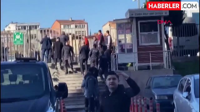 Çağlayan Adliyesi önünde silah sesleri! Olay yerine çok sayıda polis sevk edildi
