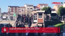 Çağlayan Adliyesi'nde silah sesleri! İşte ilk görüntüler