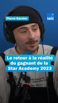 Retour à la réalité pour Pierre, gagnant de la Star Academy : C'est un peu un rêve