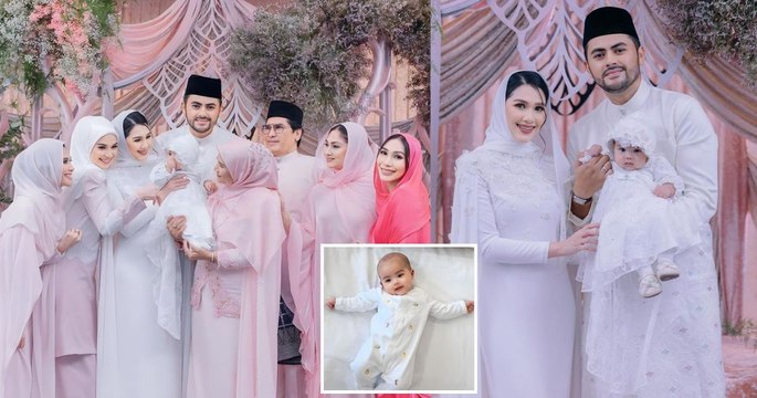 Comel Anak Buah Anzalna, Majlis Akikah Meriah Macam Majlis Kahwin