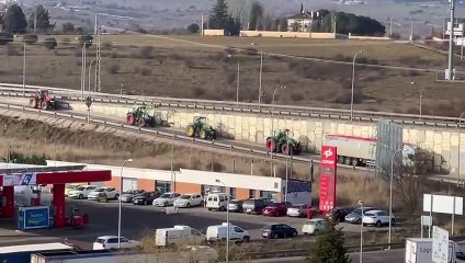 La tractorada llega a Soria, el vídeo