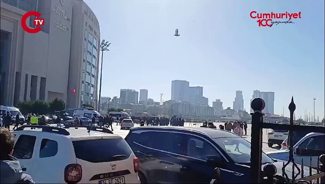 İstanbul Adliyesi'nde hareketli dakikalar: Silah sesleri duyuldu