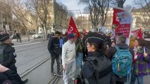 Marseille ; Les personnels de l'Education nationale dans la rue