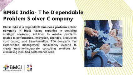 BMGI The Best Operations Excellence Consulting Firm in India