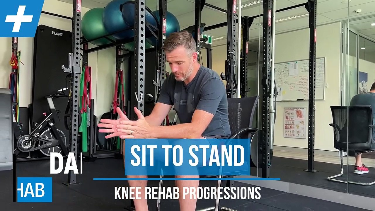Sit to Stand Progressions for Knee Rehab _ Tim Keeley _ Physio REHAB ...