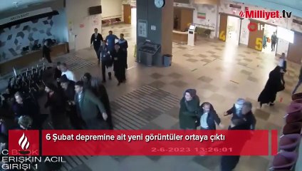 6 Şubat depremine ait yeni görüntüler ortaya çıktı
