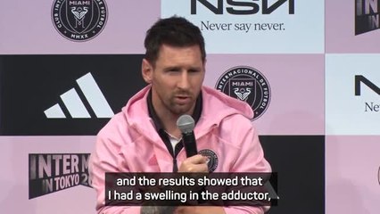Messi provides injury update