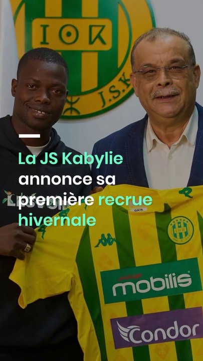 La JS Kabylie annonce sa première recrue hivernale
