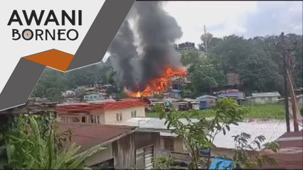 13 rumah di skim penempatan Telipok hangus dijilat api