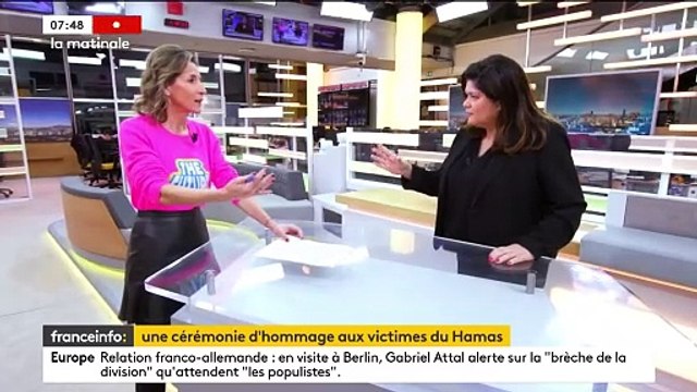 Tensions entre Raquel Garrido et Alix Bouilhaguet sur Franceinfo