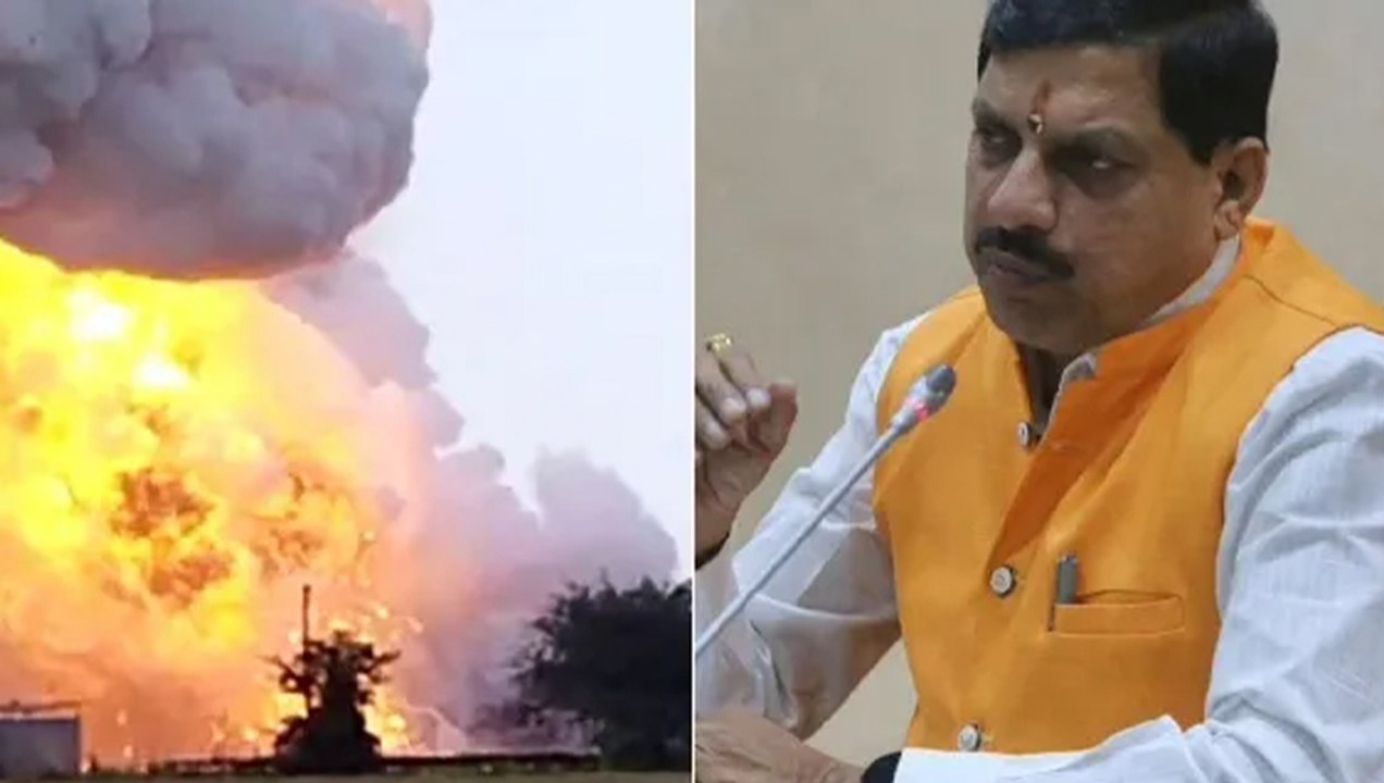 Harda news: घरों तक पहुंची पटाखा फैक्ट्री की आग...