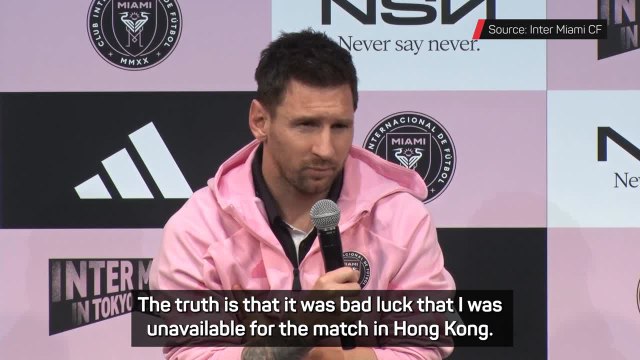 Messi speaks about his controversial Hong Kong absence