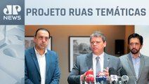 Ricardo Nunes e Felicio Ramuth anunciam início de obras no Centro de SP