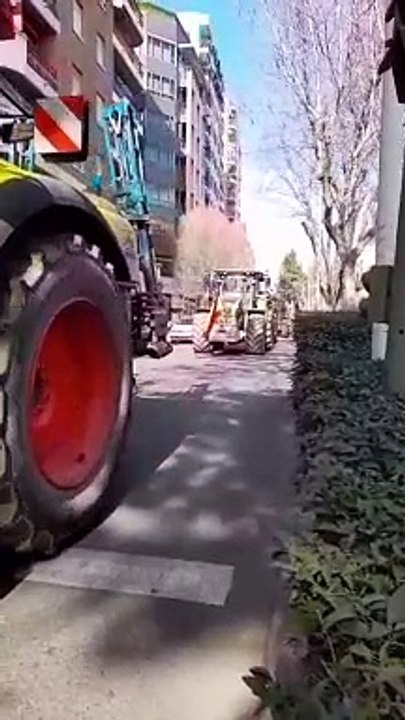 Tractorada en Puertollano