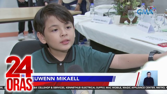 MMFF 2023 Best Child Performer na si Euwenn Mikaell, bibida sa upcoming GMA Afternoon Prime series na Forever Young | 24 Oras