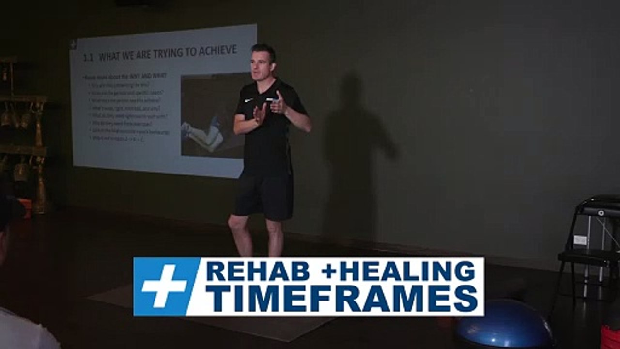 Rehab and Healing Timeframes - LUMBAR SPINE Course Segment _ Tim Keeley _ Physio REHAB