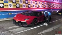 Lamborghini Aventador with Capristo Exhaust - LOUD Revs, Flames & Accelerations !