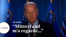 Joe Biden confond Emmanuel Macron et François Mitterrand lors d'un meeting de campagne