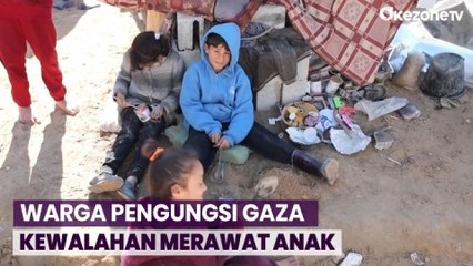 Pasokan Keperluan Bayi Menipis, Pengungsi Gaza Kewalahan Merawat Balita Mereka