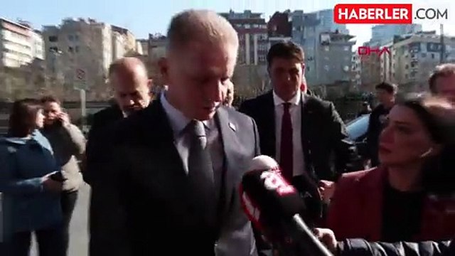 İstanbul Valisi Davut Gül, adliyedeki terör saldırısında yaralananları hastanede ziyaret etti