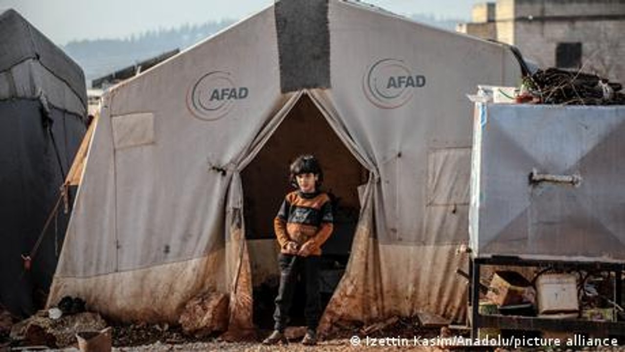Syrien: Leben im Zelt ein Jahr nach dem Erdbeben