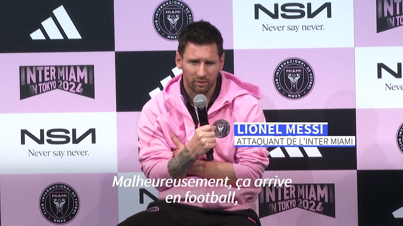 Football: Messi incertain pour le match contre Kobe au Japon