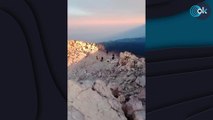 Un grupo de jóvenes accede al cráter del Teide saltándose la seguridad